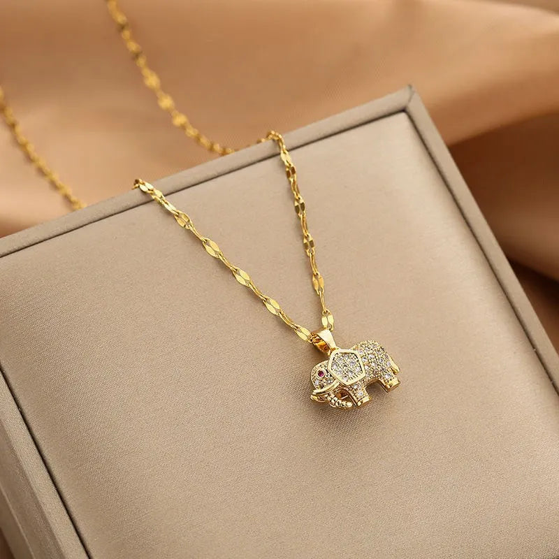 Gold-Plated Non-Fading Clavicle Necklace